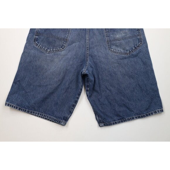 Vintage 90s Marithe Francois Girbaud Mens 36 Faded Baggy Fit Denim Jean Shorts - Picture 13 of 13